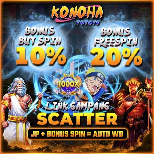 KONOHATOTO78 2026 Slot Gacor RTP Tinggi